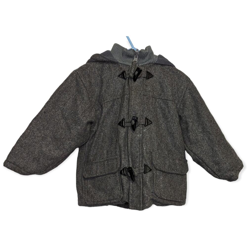 Big Chill Outerwear Toddler Reversible Sherpa Lined Hood Zipper Jacket Coat 24 M
